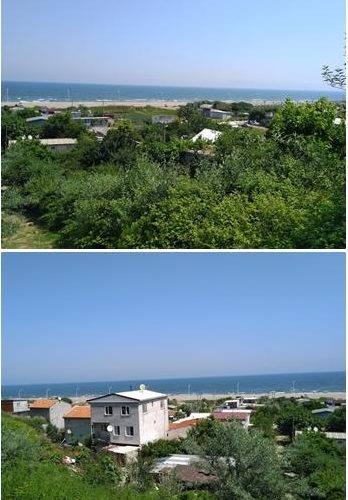 Mudanya sahilde deniz manzaralı satılık tarla