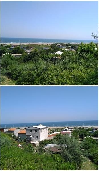 Mudanya sahilde deniz manzaralı satılık tarla